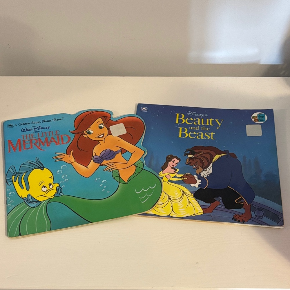 5/$25 Disney Storybook Set - The Little Mermaid & Beauty and the Beast